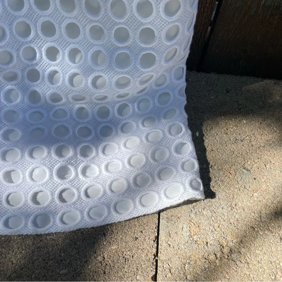 Banana Republic Women’s White Circle Pattern Sheath Pencil Dress Size 8 - Picture 13 of 17